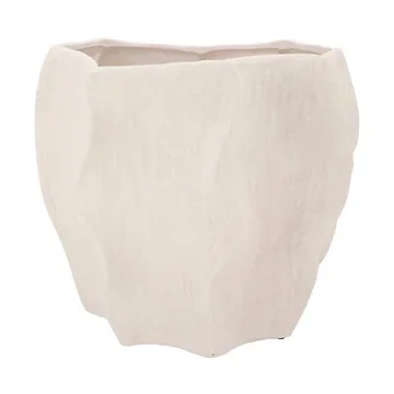 Daan Kromhout Design Bloempot Lisboa Wave Wit 38 x 38 x 33 cm
