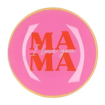 Daan Kromhout Design Bord Rond Mama 18 x 2 cm