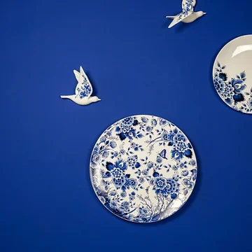 Heinen Delfts Blauw Wandvogel Delfts blauw 1