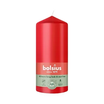 Bolsius Stompkaars Delicaat Rood 6.8 x 13 cm