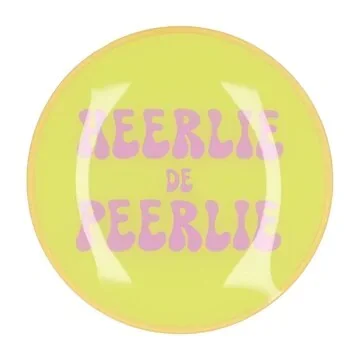 Daan Kromhout Design Bord Rond Heerlie De Peerlie 18 x 2 cm