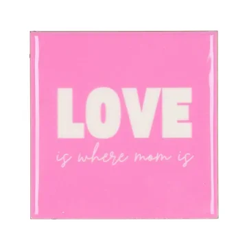 Tegel Love Roze 10 x 10 cm
