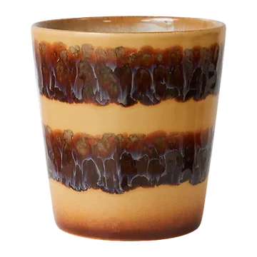 HKliving Koffiekopje 70's Ceramics Cliffs 0.23 L