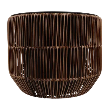 Mica Decorations Pot Peta Rond Donkerbruin 28 x 36 cm