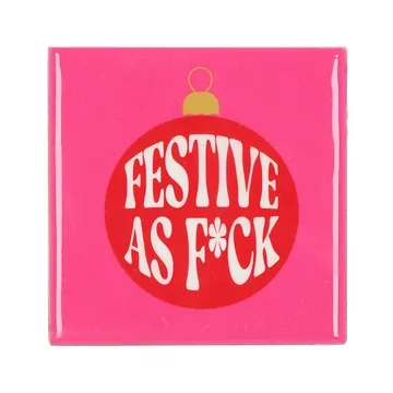 Tegel Festive As F*ck 10 x 10 cm