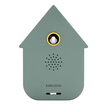 Karlsson Soundbox Modern Koekoeksklok Jungle Groen 12 x 7.5 x 11.5 cm