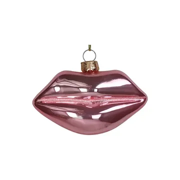 Kersthanger Lippen Roze 9.4 cm