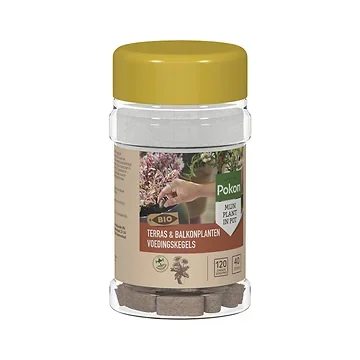Pokon Bio Terras & Balkon planten voedingskegels 40 stuks