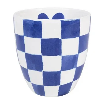 Blond Amsterdam Minimok Delfts Blond No Handle Checkered 8.5 cm