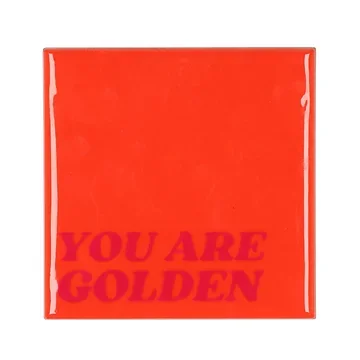 Tegel Golden Oranje 10 x 10 cm