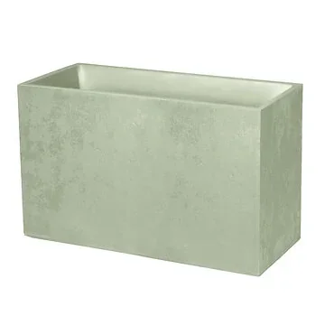 Eda Pot Basalt Rechthoek Almond Green 99.5 x 39.5 x 60 cm