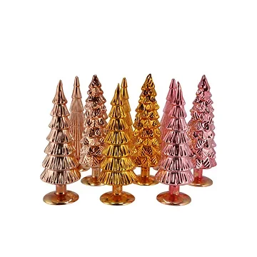 Twinkle Earthy Terra Glass Tree Metallic Ass 9x35cm
