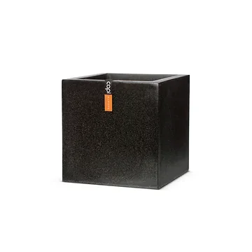 Capi Europe Pot vierkant zwart 20 x 20 x 20 cm