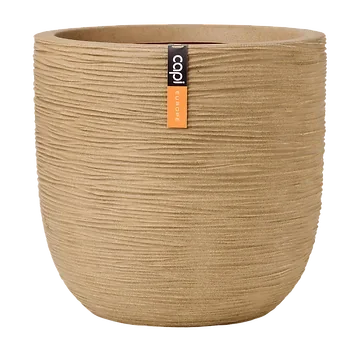 Capi Europe Bloempot Nature Rib Beige 35 x 34 cm