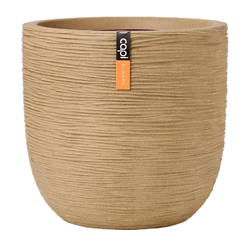 Capi Europe Bloempot Nature Rib Beige 43 x 41 cm