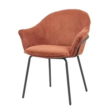 24Seven Seven Eetkamerstoel Ciro Auburn Koper 66 x 64 x 83 cm