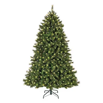 Everlands kunstkerstboom Malmö spruce frosted met verlichting 240 x 157 cm
