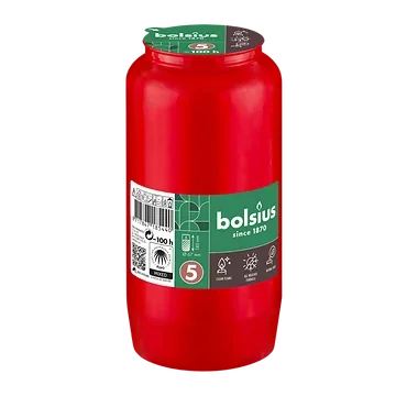 Bolsius Herdenkingslicht rc5 Rood 6.7 x 14.1 cm