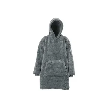 Unique Living Hoodie Teddy Dark Grey