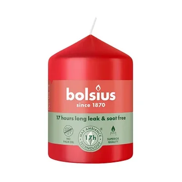 Bolsius Stompkaars Delicaat Rood 5.8 x 8 cm