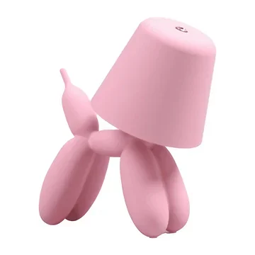 Stoobz Design Tafellamp LED Ballon Hond Roze 16 x 10 x 18 cm