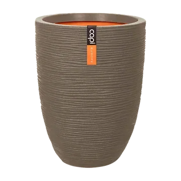 Capi Europe Bloempot Nature Rib Warm Taupe 46 x 58 cm