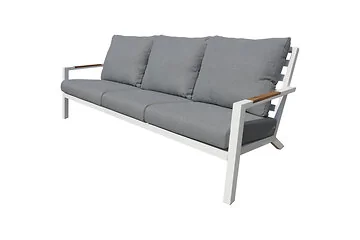 Royal Seasons Bank 3-zits Rio Wit 210 x 90 x 79 cm
