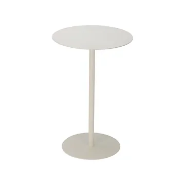 De Bosrand Bijzettafel Rond Wit 54 x 37.5 cm