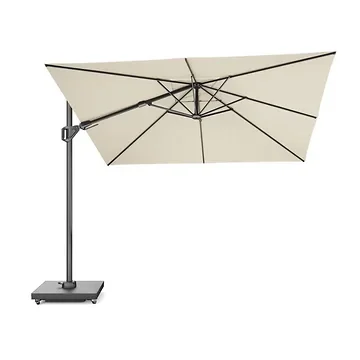 Platinum Zweefparasol Challenger T² Champagne Vierkant 300 x 300 cm