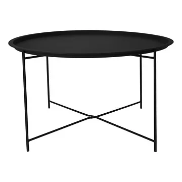 De Bosrand Bijzettafel Zwart 75 x 42 cm