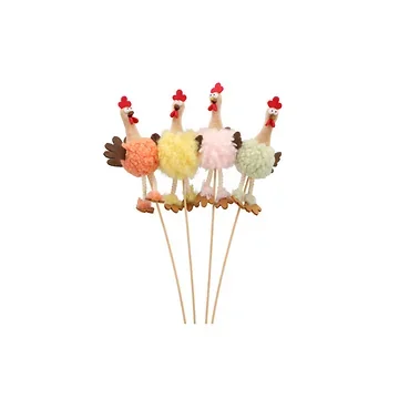 Easter Stick Fluffy Chicken Legs Color