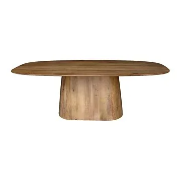 24Seven Seven Tafel Hamar Ovaal Oak Bruin 220 x 110 x 76 cm