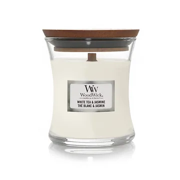 WoodWick White Tea & Jasmine Medium Candle