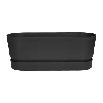 Elho Greenville Trough Long 50cm Living Black