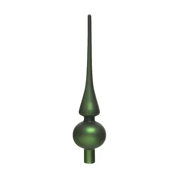 Decoris Piek glas dennengroen mat 26 cm