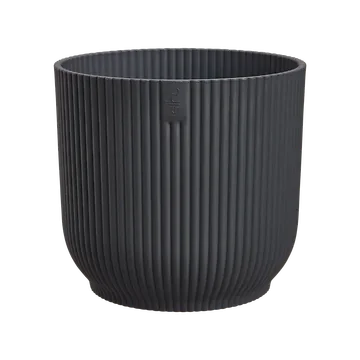Elho Bloempot Vibes Fold Rond Antraciet 9 x 9 cm