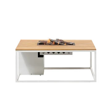 Cosiloft 120 white frame - teak top