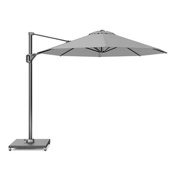 Platinum Zweefparasol Voyager T¹ Light Grey Rond Ø 300 cm