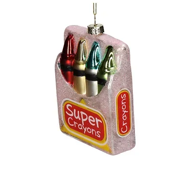 Kersthanger Kleurpotloden Glas Multi 10.8 cm