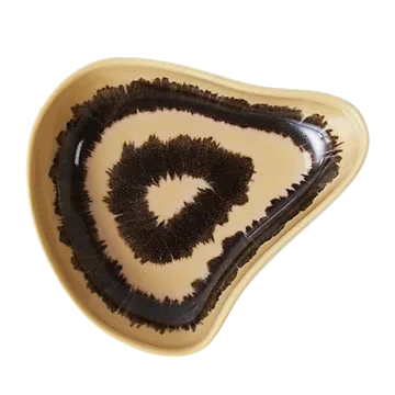 HKliving Tapasschaal Shell Ceramics Triffle 15.7 x 14 cm