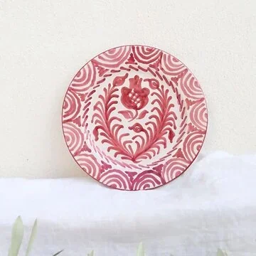 Lenta Living Ontbijtkom Repintado Bordeaux 14 x 5.5 cm