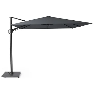 Platinum Zweefparasol Challenger T² Antraciet Vierkant 300 x 300 cm