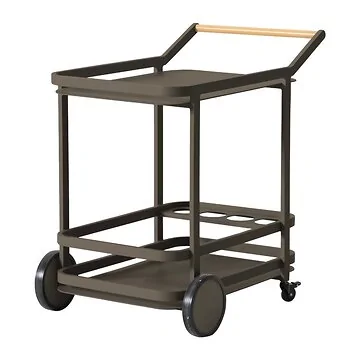Royal Seasons Trolley 2-laags Siësta Espresso 79 x 57.5 x 82.5 cm