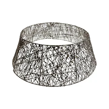 Glitter kerstboomrok champagne 60 x 20 cm