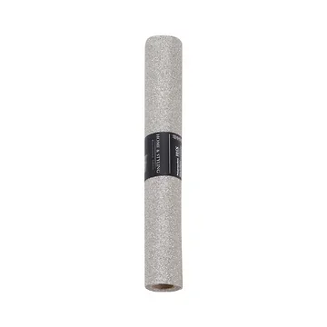 Home & Styling tafelloper licht champagne 250 x 28 cm