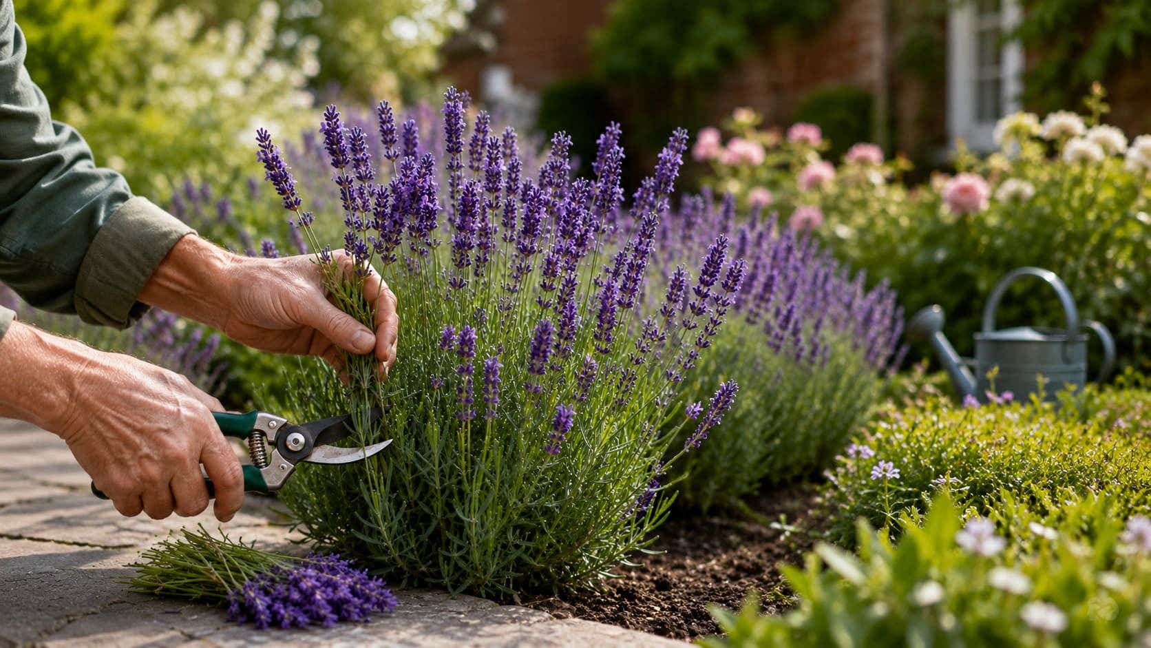 lavendel in tuin snoeien