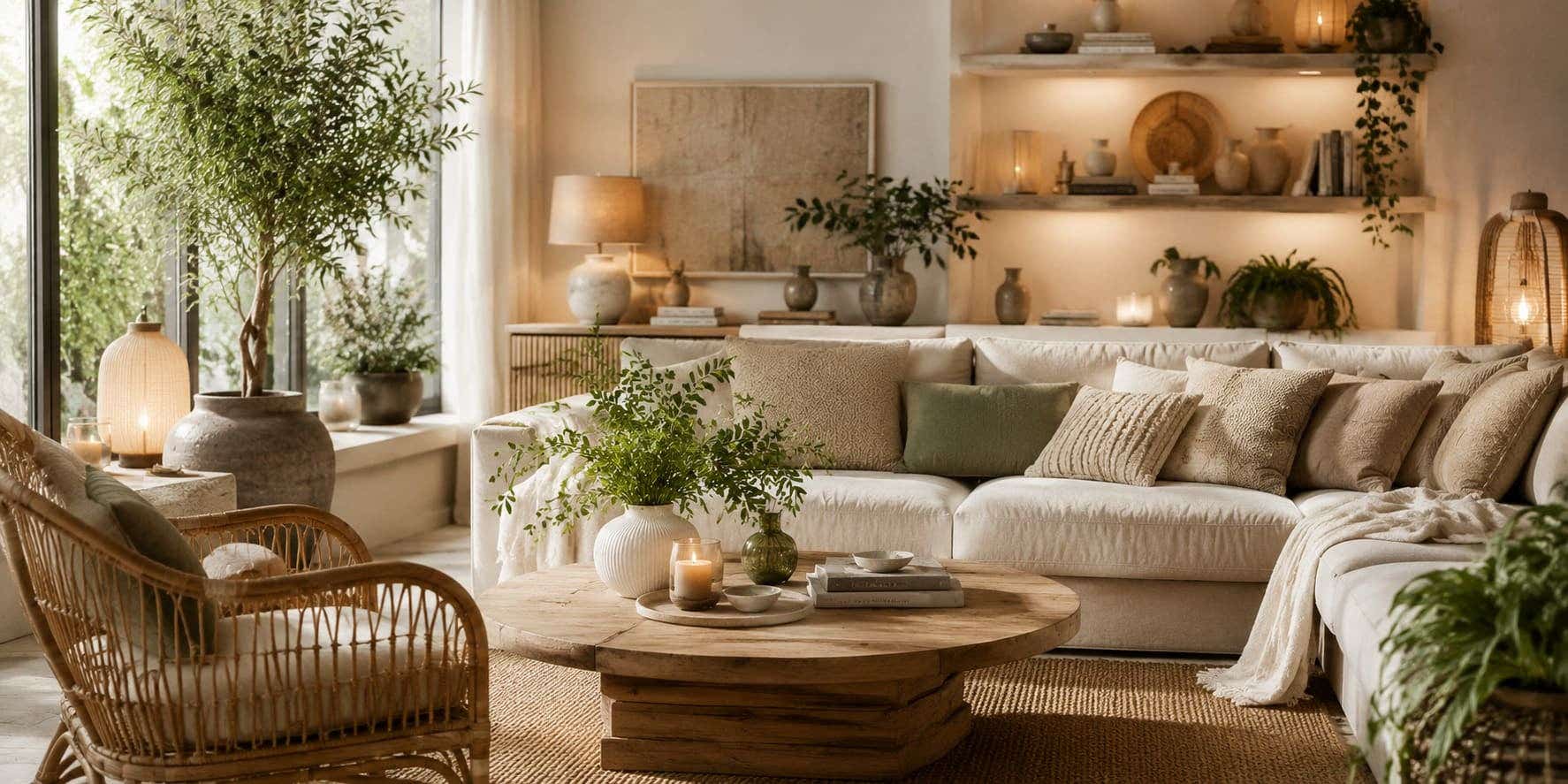 verschillende woonstijlen combineren in een sfeervolle woonkamer