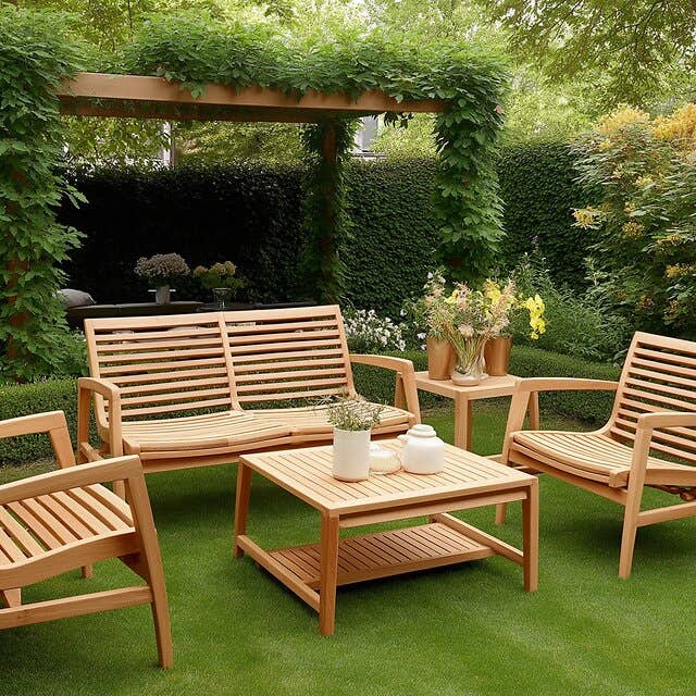 Ontwerp zonder titel - Houten loungesets