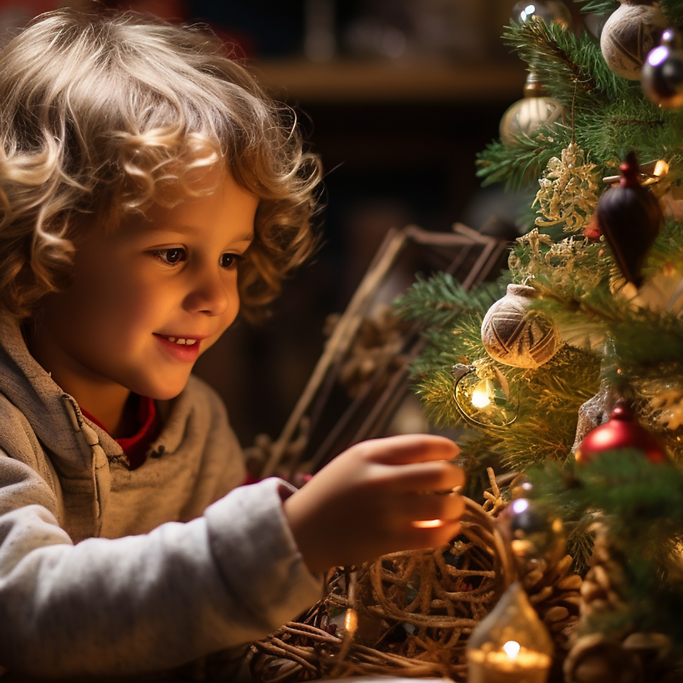 Webshop - Uitgelichte afbeelding - Activiteiten - kinderworkshop kerstboompje versieren