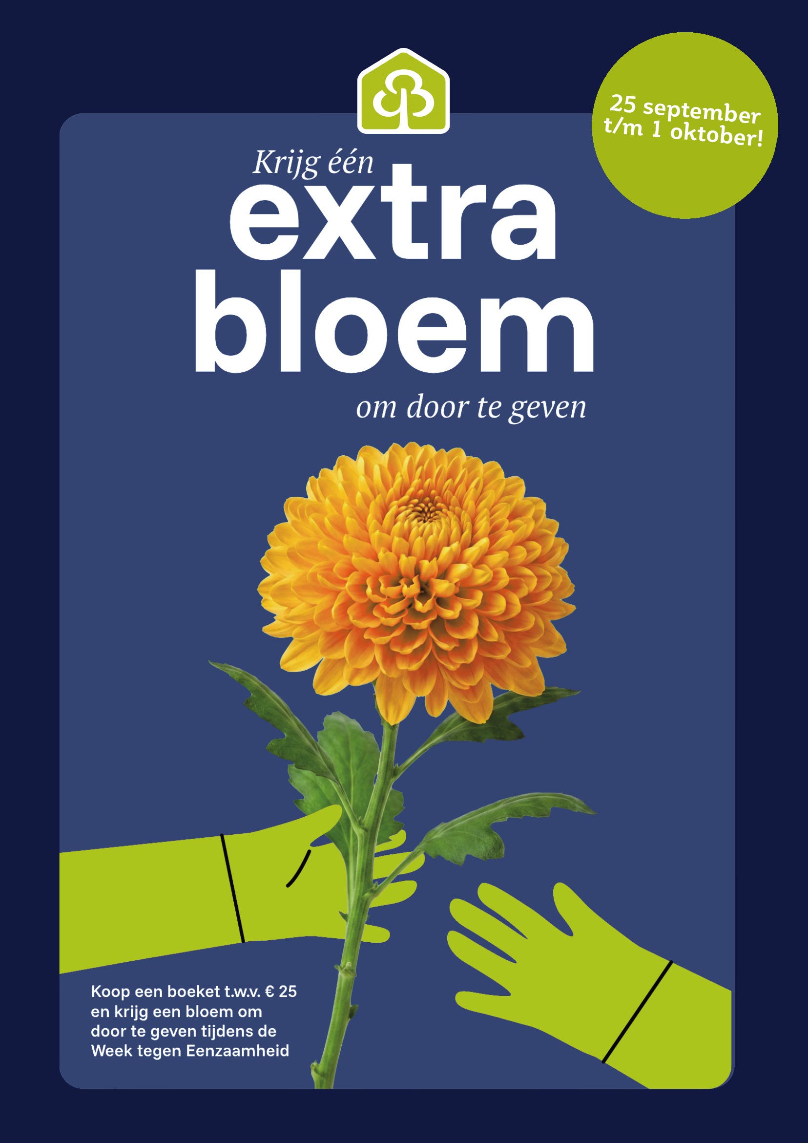 Geef een bloem door tijdens de Week tegen Eenzaamheid bij De Bosrand